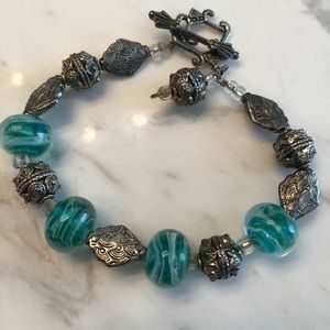 Glass Bead Bracelet